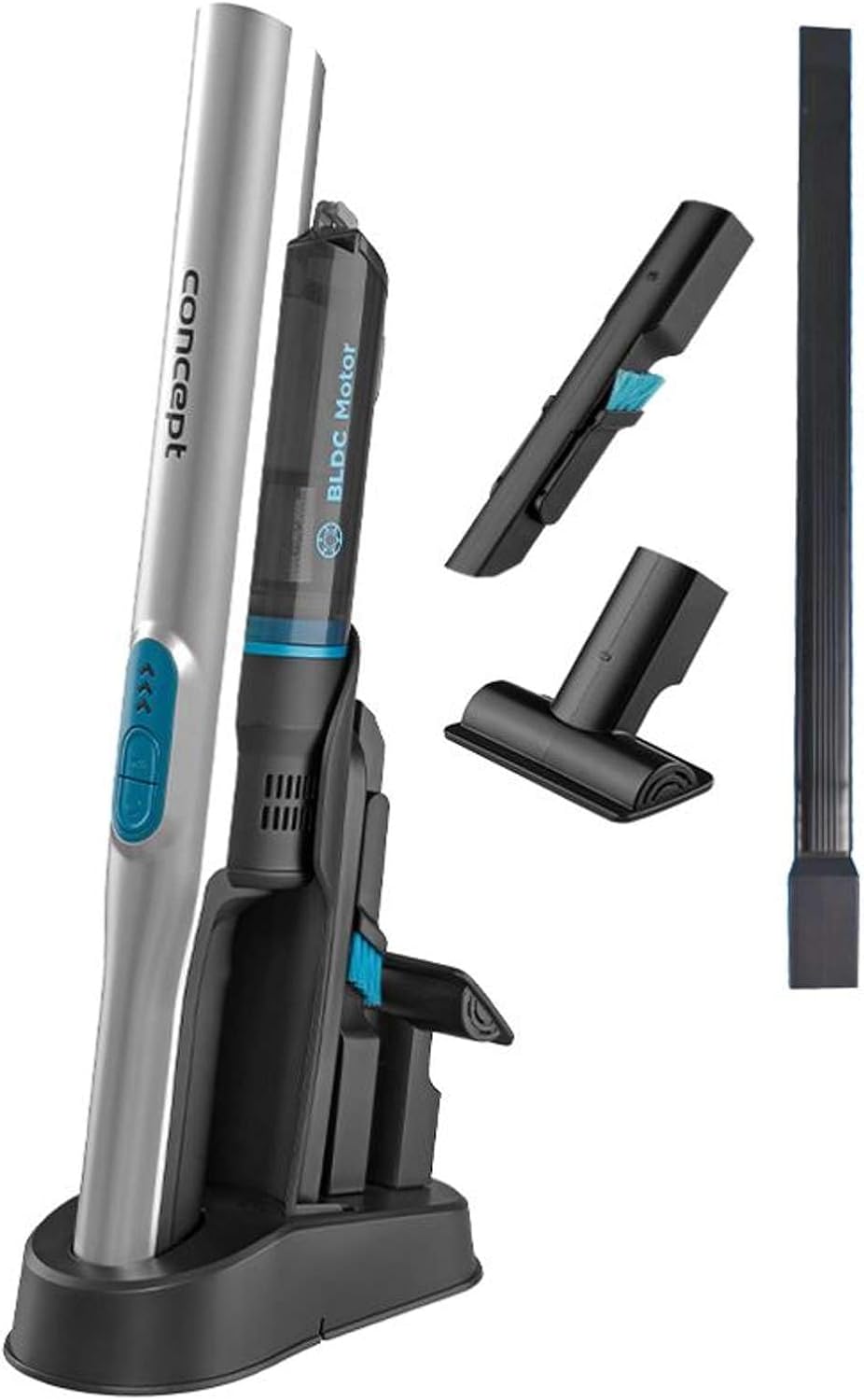 CONCEPT Hausgeräte vp4500, Aspiratore Portatile 14,8 V Direct Animal VP4430, Alluminio