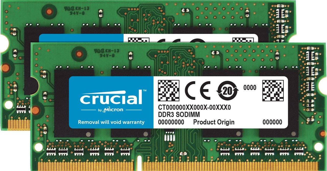 Crucial Kit Memoria 16 GB (8 GBx2) DDR3L 1866 MT/s