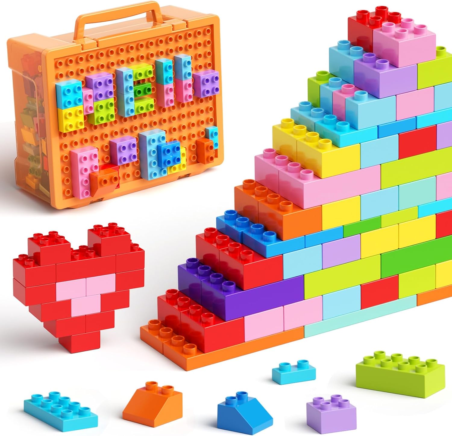 Blocchi di Costruzione Classici 97 Pezzi Grandi - immagine 1