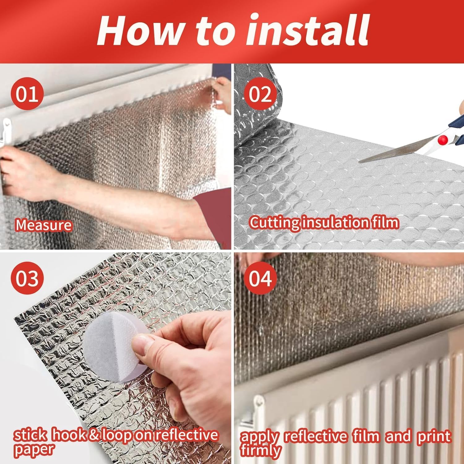 Kaheign Foglio Isolante per Radiatore 5m x 60cm - immagine 5