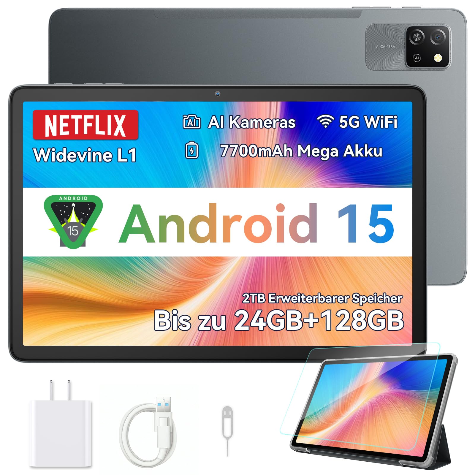 Blackview Tablet Android 15 Tab 60 Pro 25.4cm