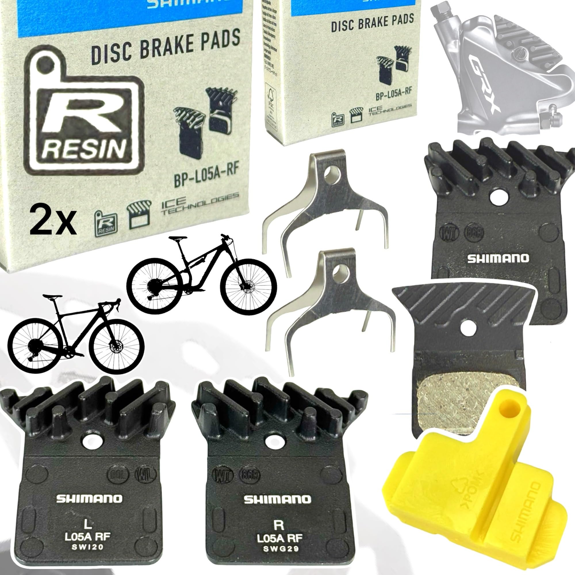 F26 BP-L05A-RF - Pastiglie Freno a Disco in Resina