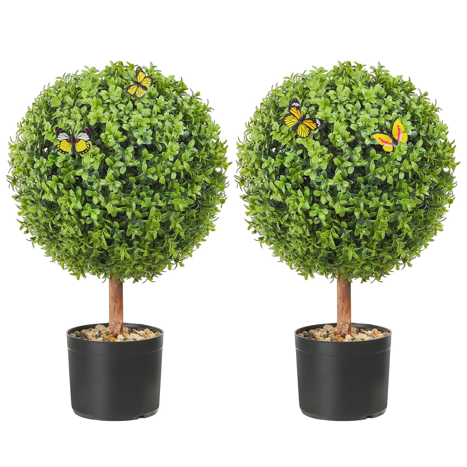 Vevor Pianta Artificiale in Bosso 2 Alberi 559 mm