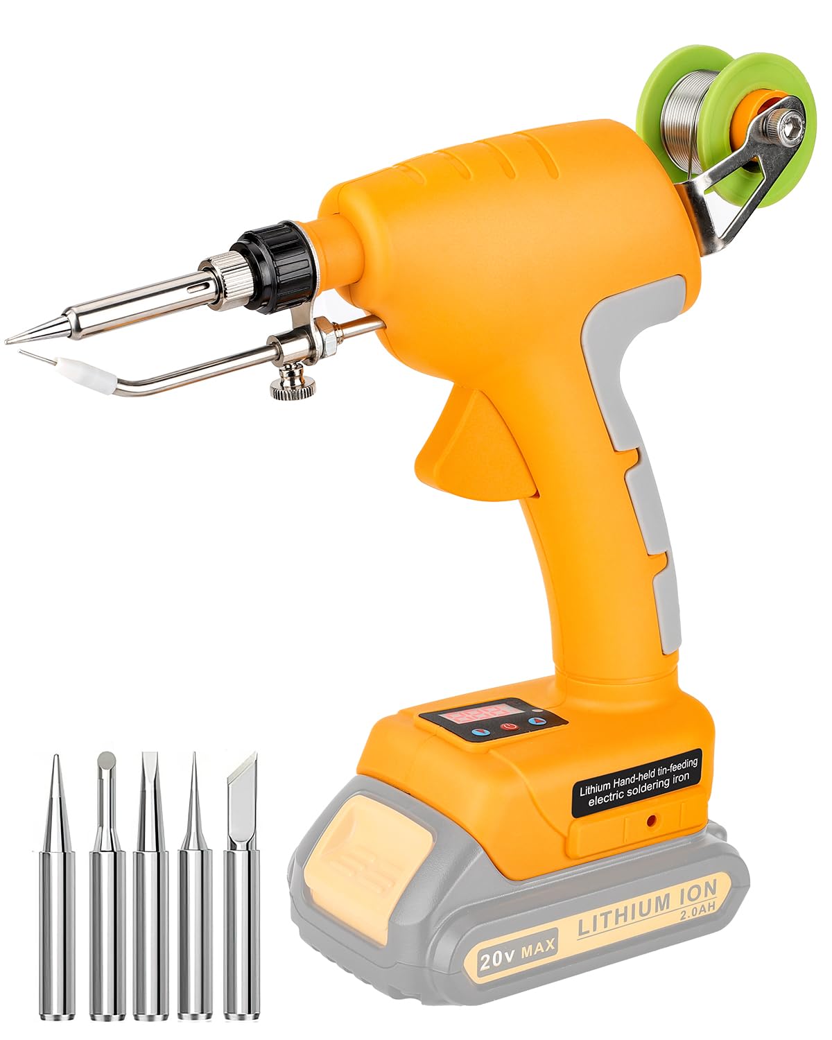 Set Saldatore Cordless 75W per Batteria Dewalt 18V/54V