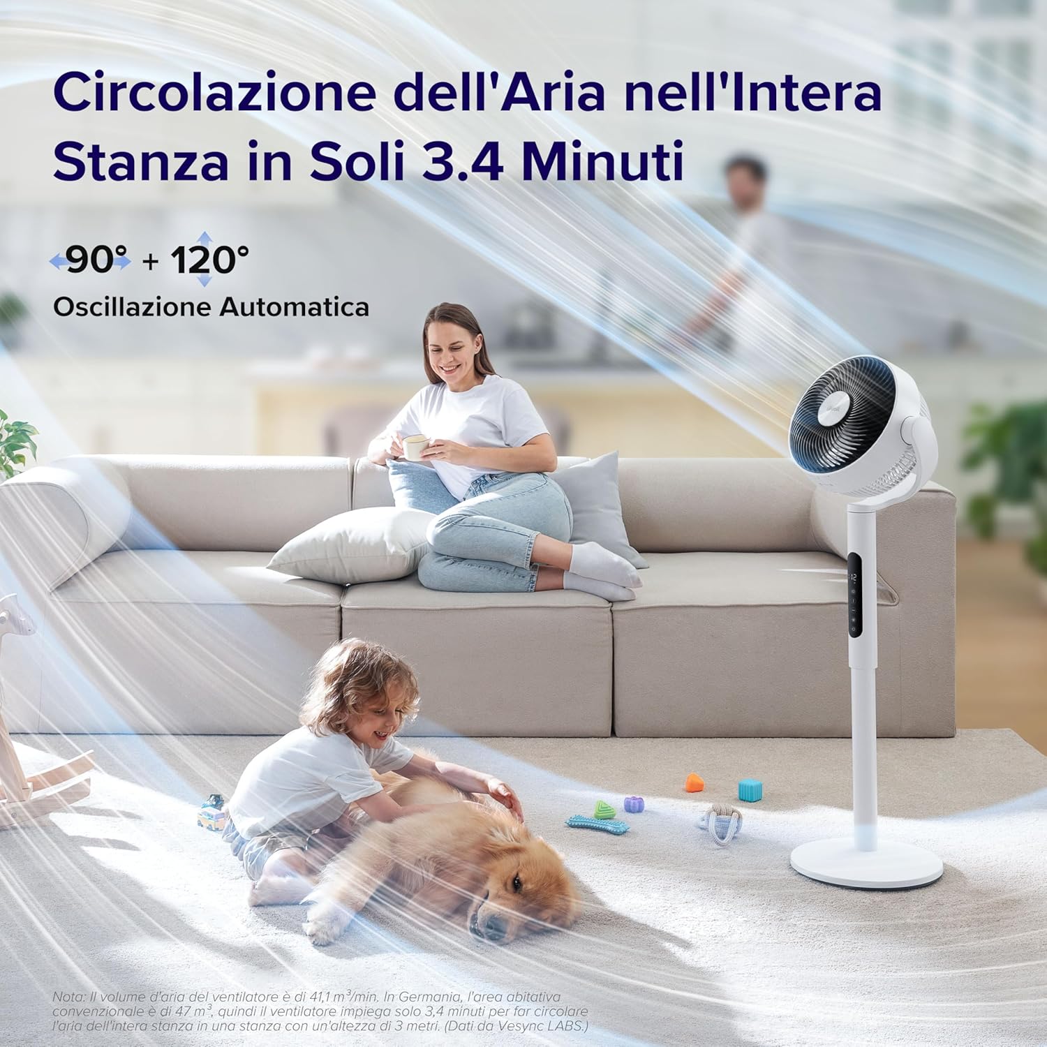 Levoit Ventilatore a Piantana Silenzioso 20dB - immagine 4