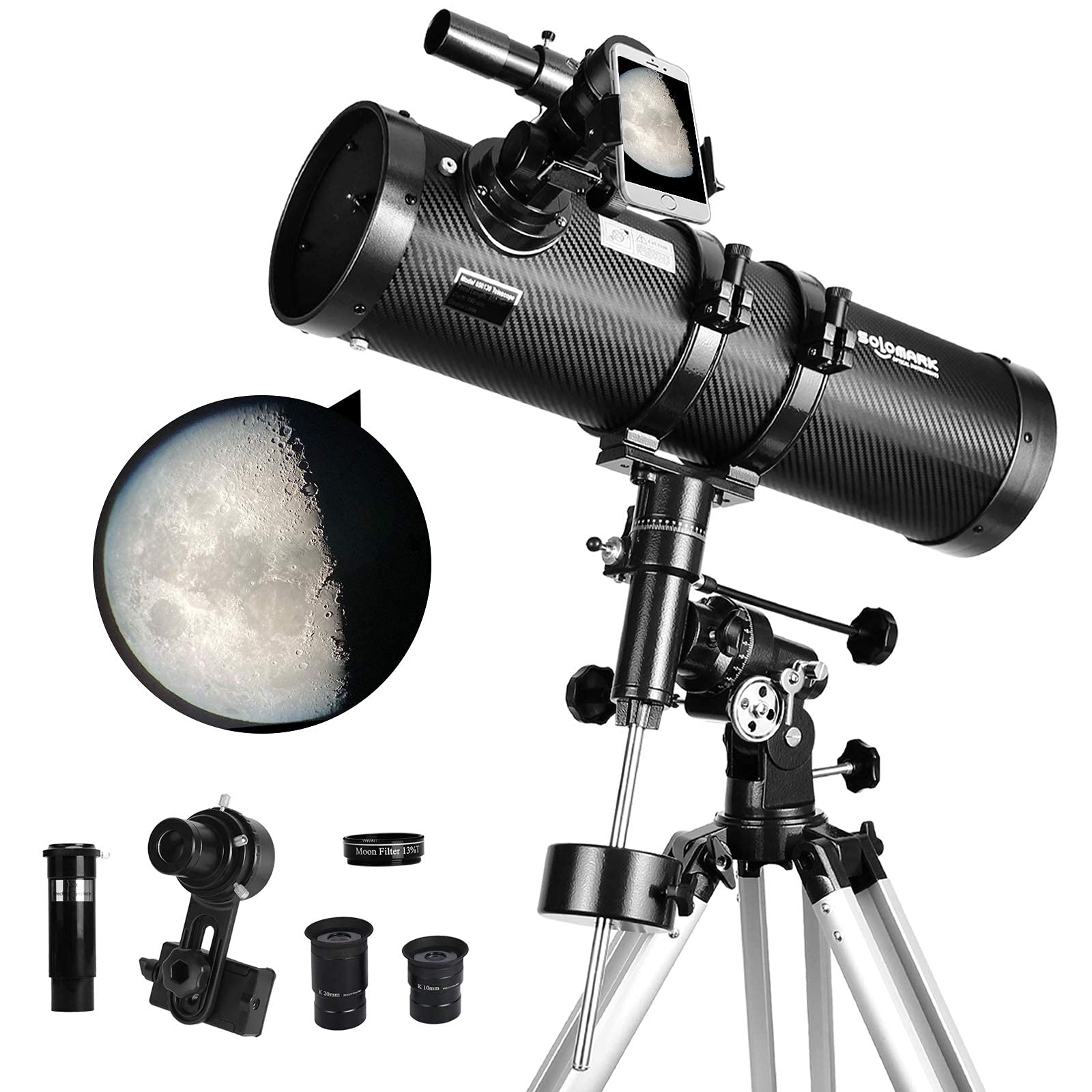 Telescopio Riflettore Newtoniano 130EQ per Adulti
