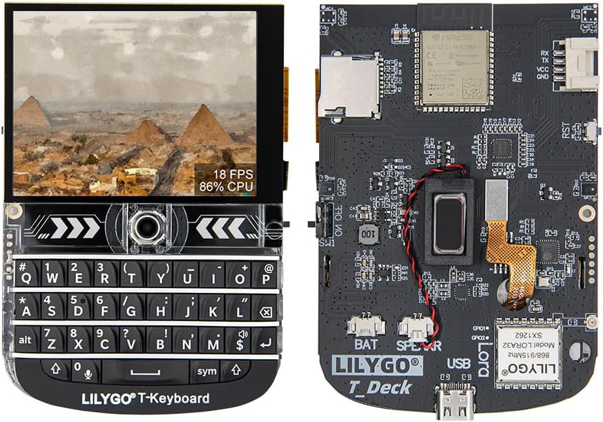 Lilygo T-Deck ESP32-S3 LoRa BLE WiFi TTGO 433 MHz - immagine 5