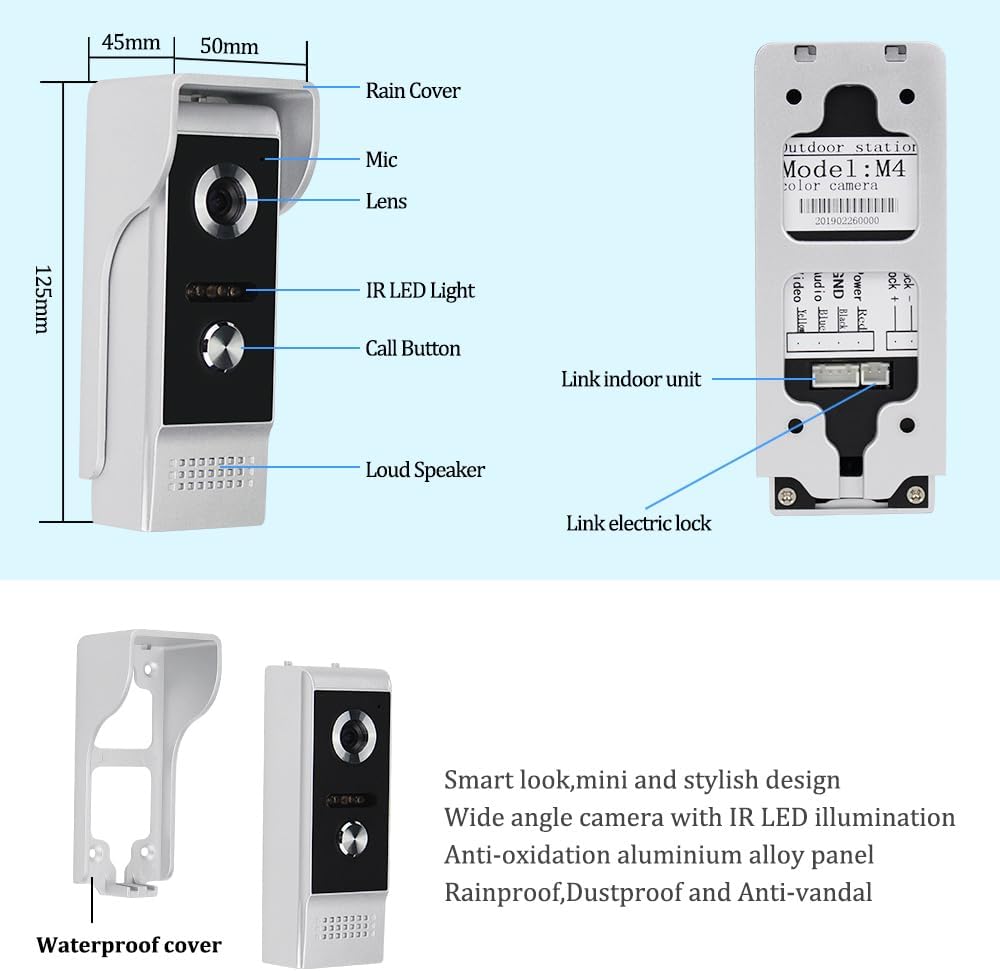 Obo Hands Videocitofono Cablato 7 Pollici - immagine 5