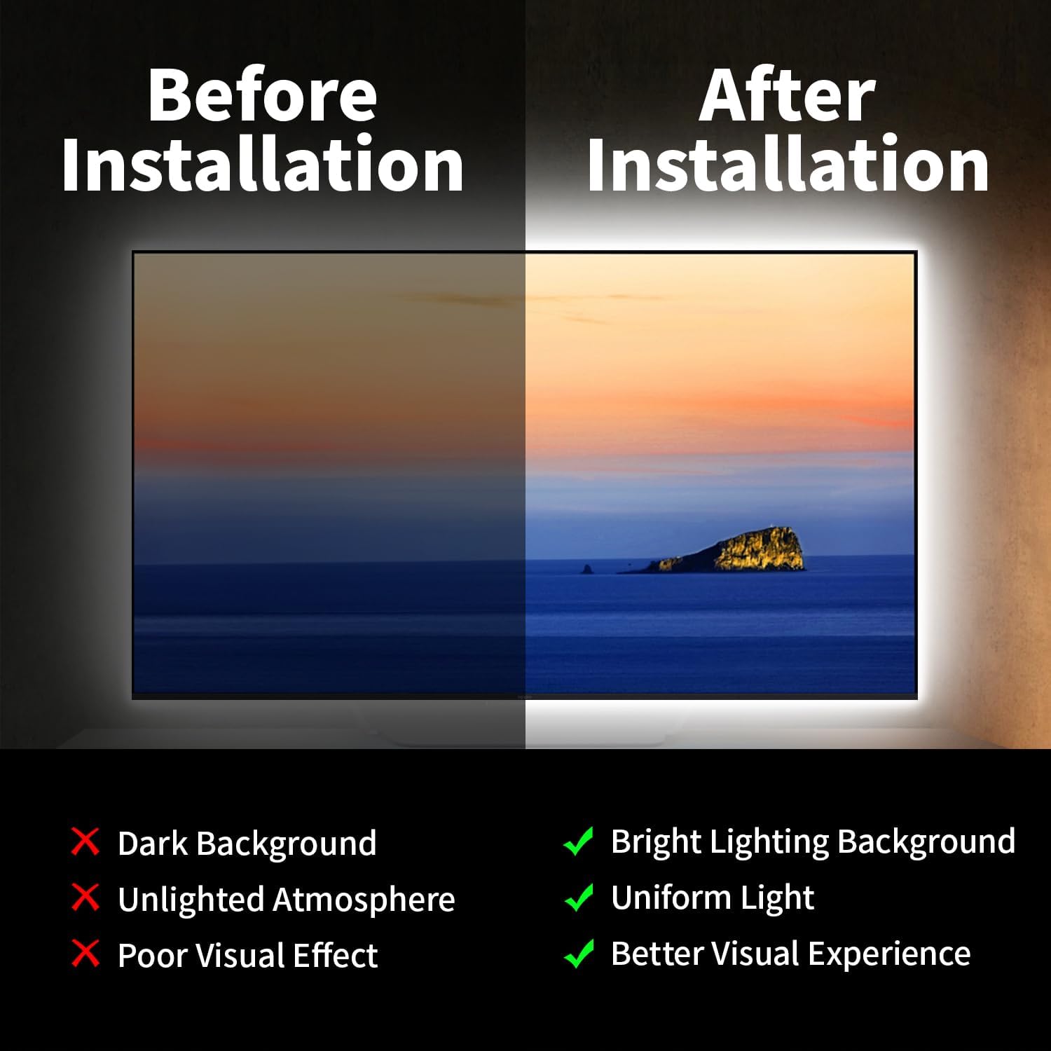 Shineburky Striscia LED COB 5V USB 2 Metri - immagine 5