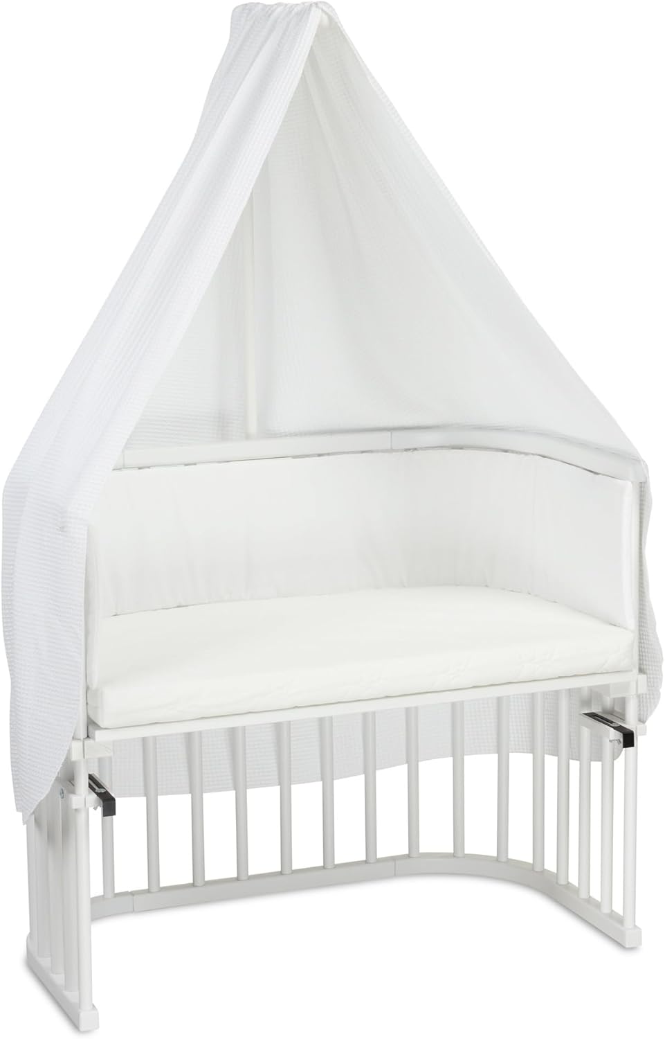 Babybay Baldacchino a Nido d'Ape Bianco