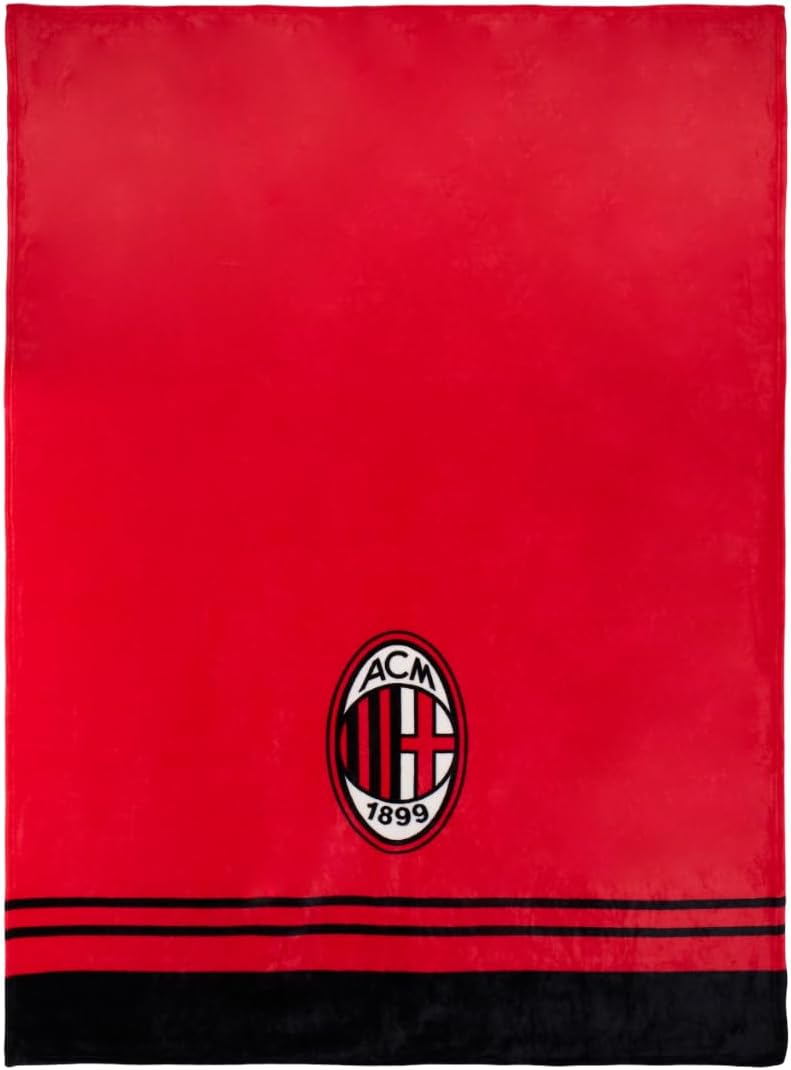 Ac Milan Coperta Plaid Morbida 200x150 cm - immagine 1