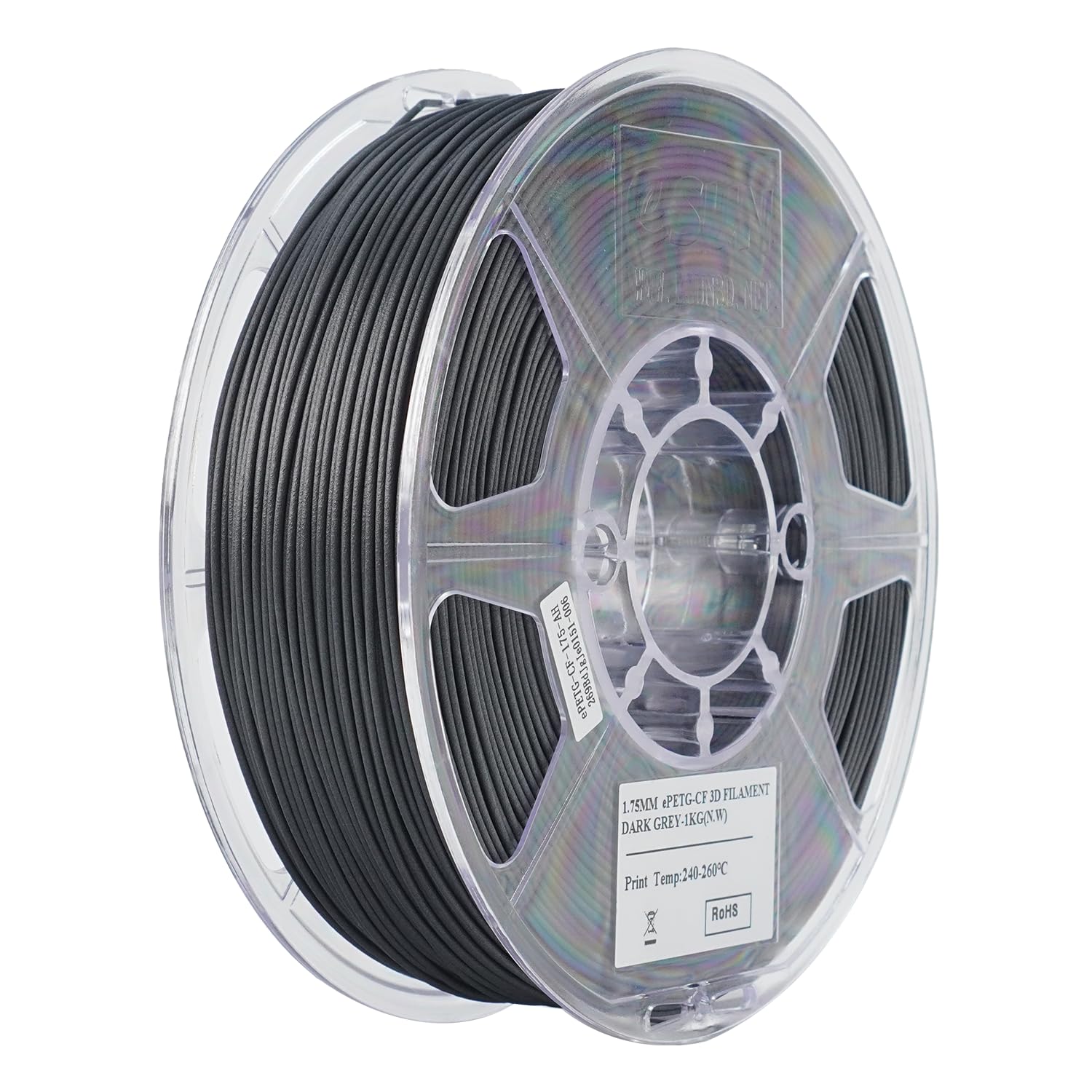 Esun PETG-CF Filamento 1,75 mm Fibra di Carbonio 1kg