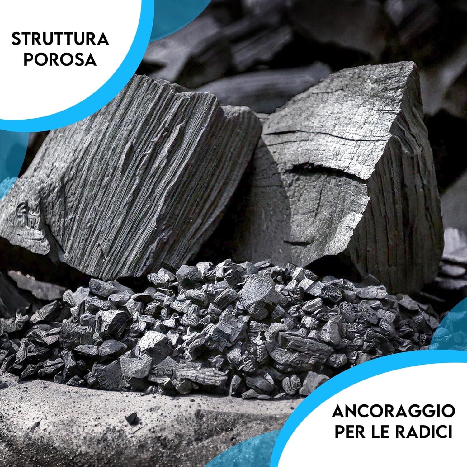 ZomaGARDEN - Carbone Vegetale Attivo per Piante 6L - immagine 3