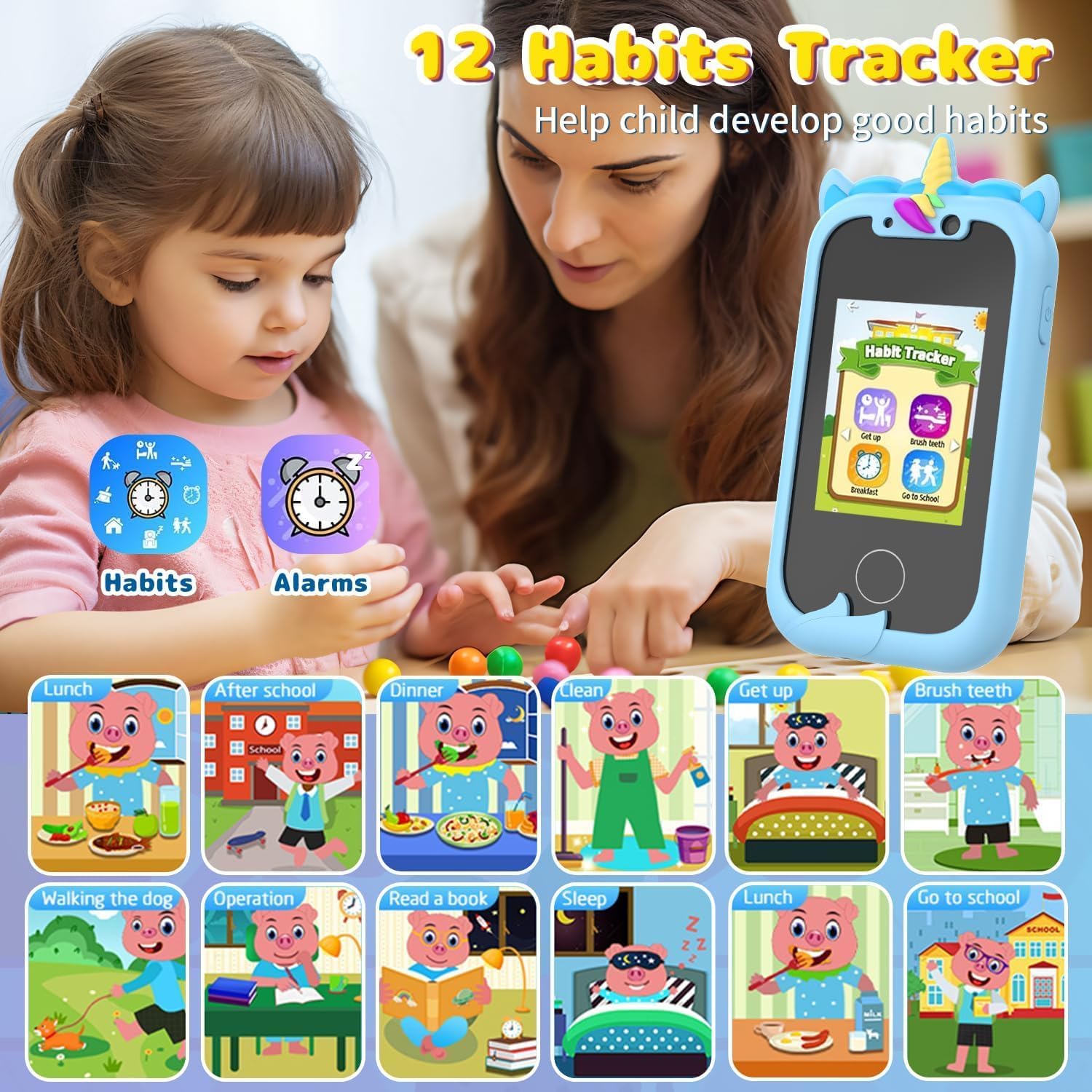 Ashfly Smartphone Giocattolo per Bambine 3-8 Anni - immagine 6