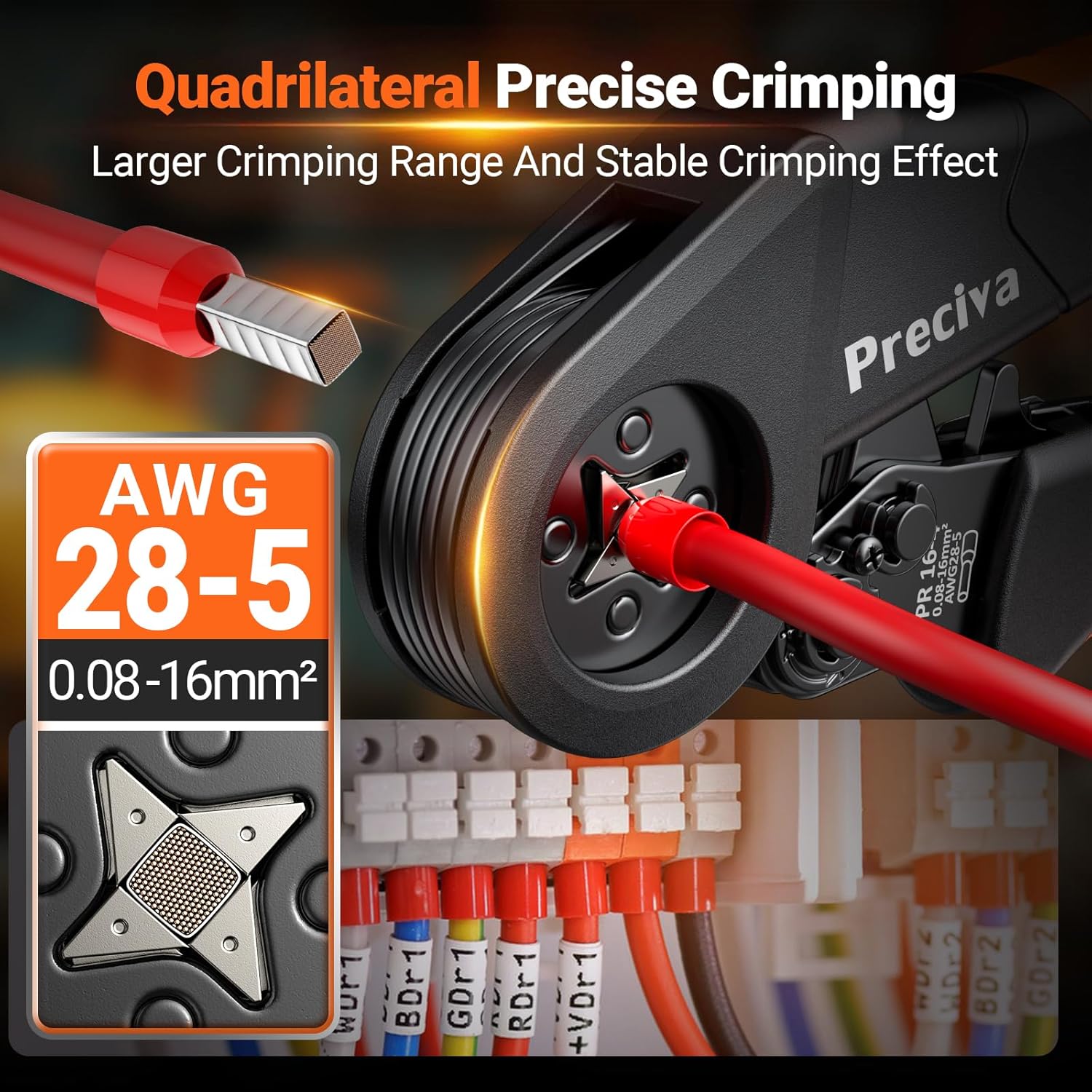 Pinza Crimpatrice con 1500 Capicorda 0,08-16mm² - immagine 2