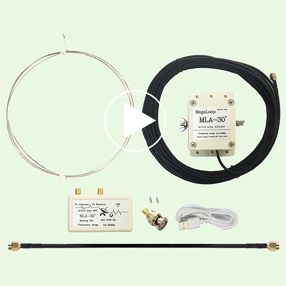 MLA30+ Plus Loop Active Antenna AM FM 0,5-30 MHz