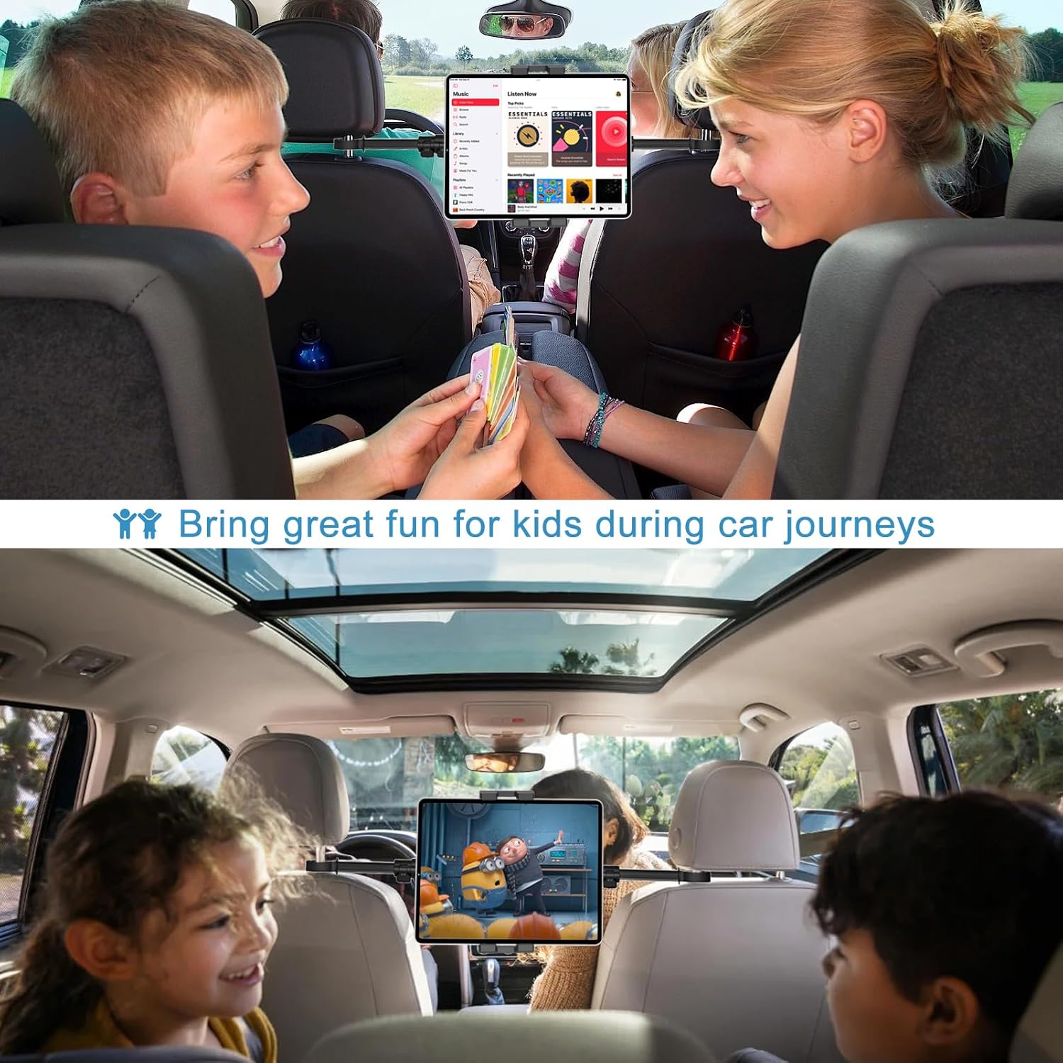 Gdzn Supporto Poggiatesta Auto per Tablet - immagine 6