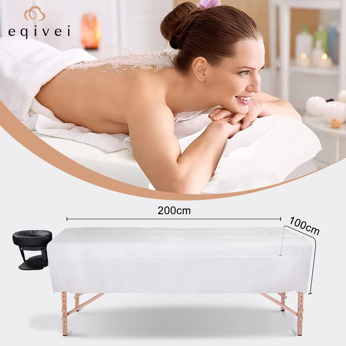 100Pcs Lenzuolo Usa e Getta 100x200cm - immagine 2