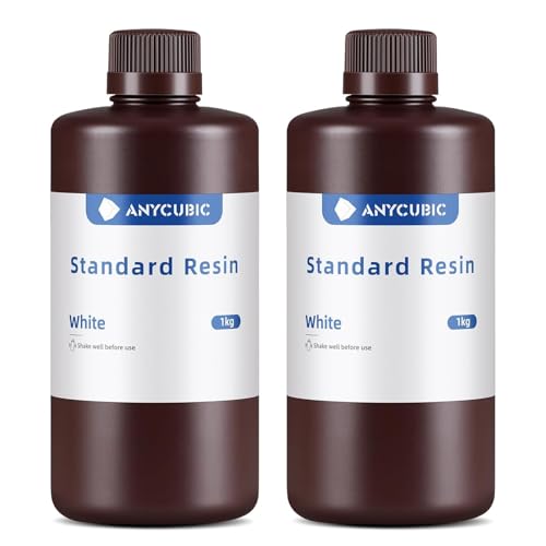 ANYCUBIC Resina Stampante 3D UV 405nm (Bianco, 2x1000g)