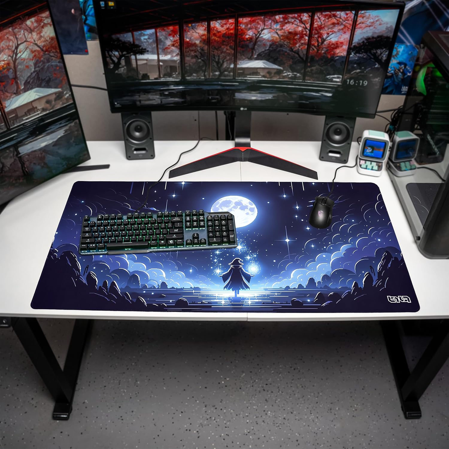 Tilt Tappetino Mouse XXL 100x50 cm Moonlight Pixel - immagine 3