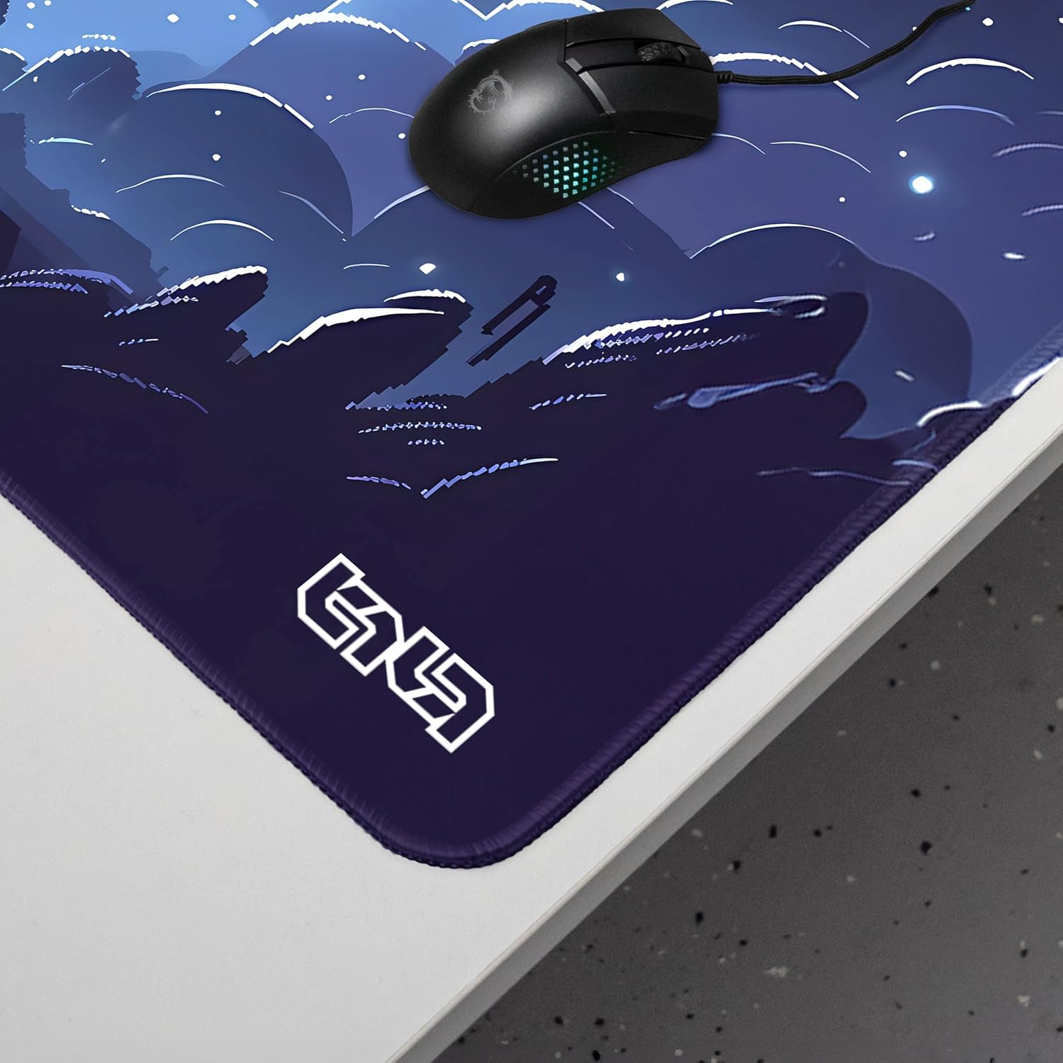 Tilt Tappetino Mouse XXL 100x50 cm Moonlight Pixel - immagine 8