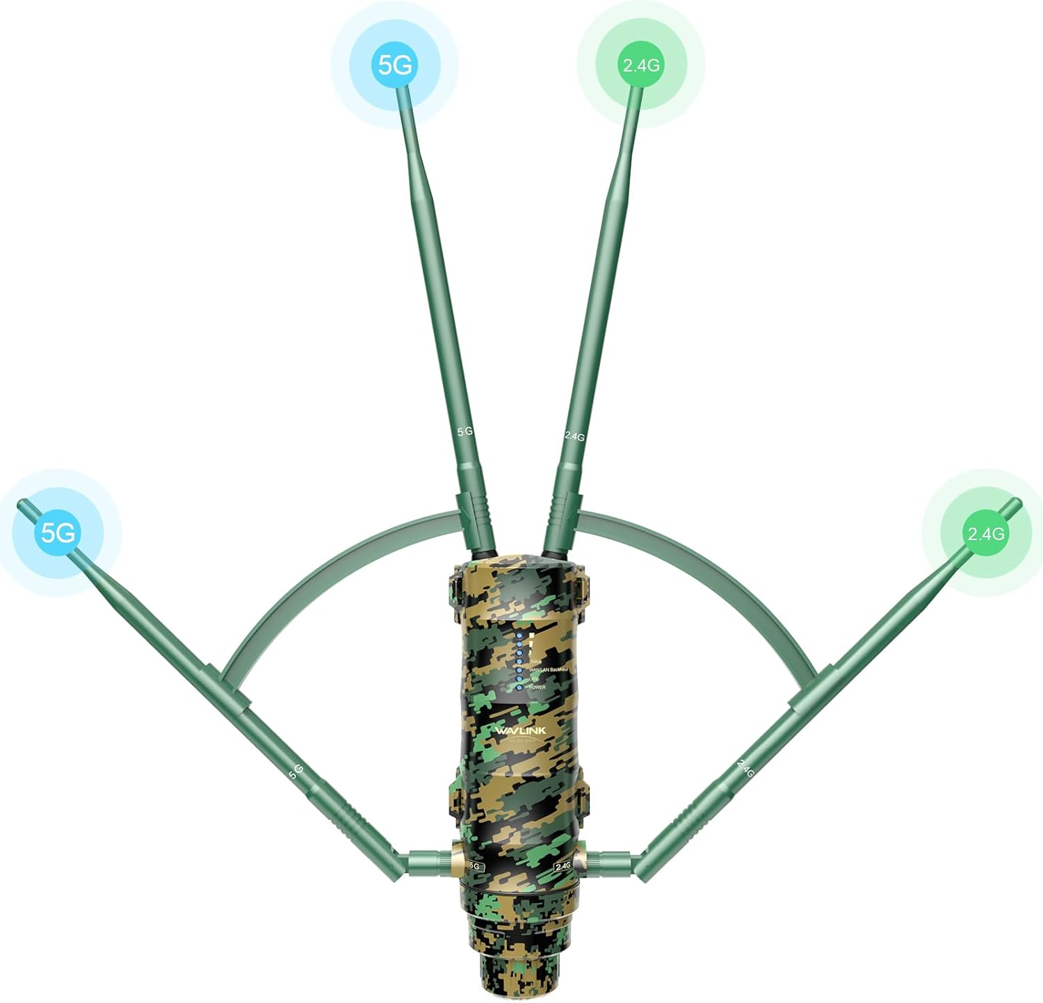 Wavlink AC1200 - Ripetitore WiFi Dual Band PoE - immagine 1