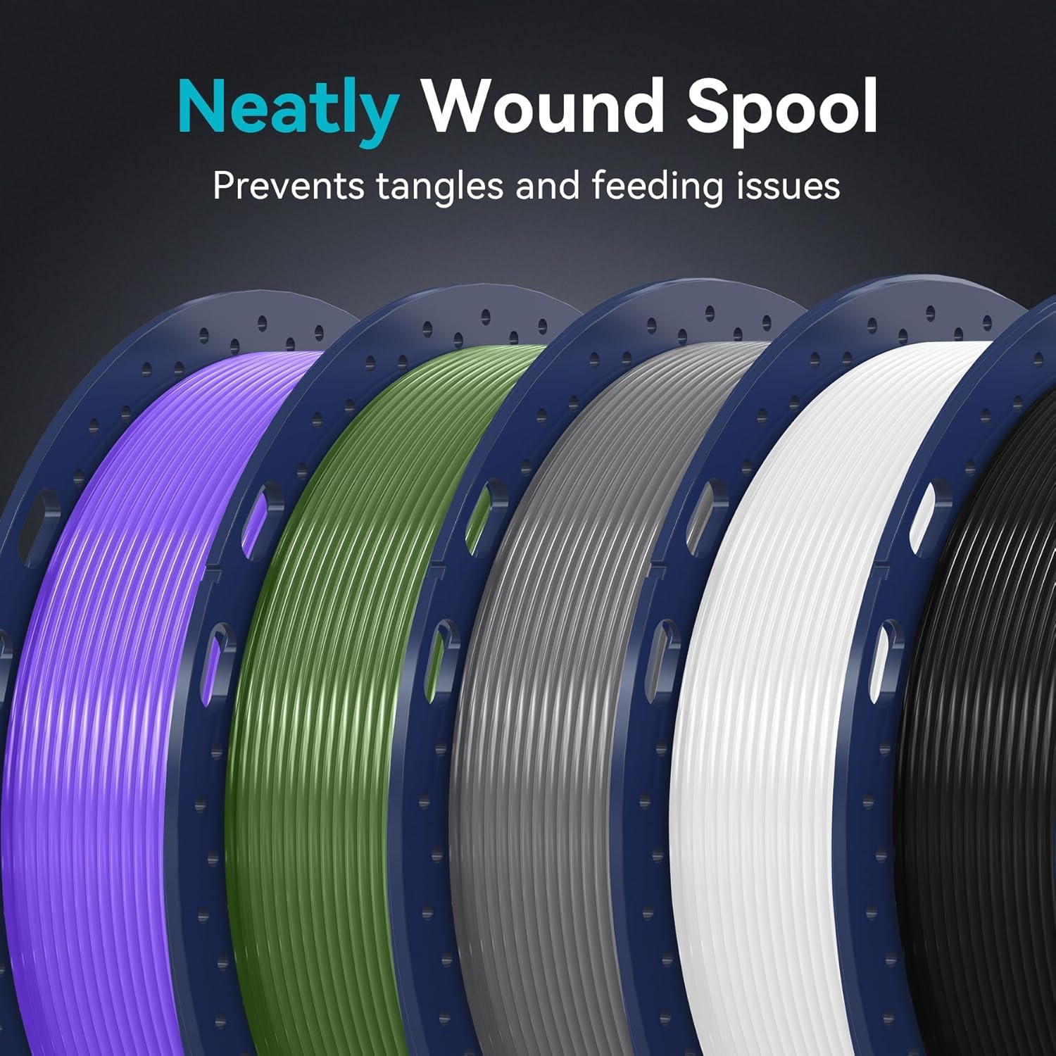 Sunlu Filamento PLA Plus 3KG per Stampanti 3D 1.75mm, Rosso - immagine 6