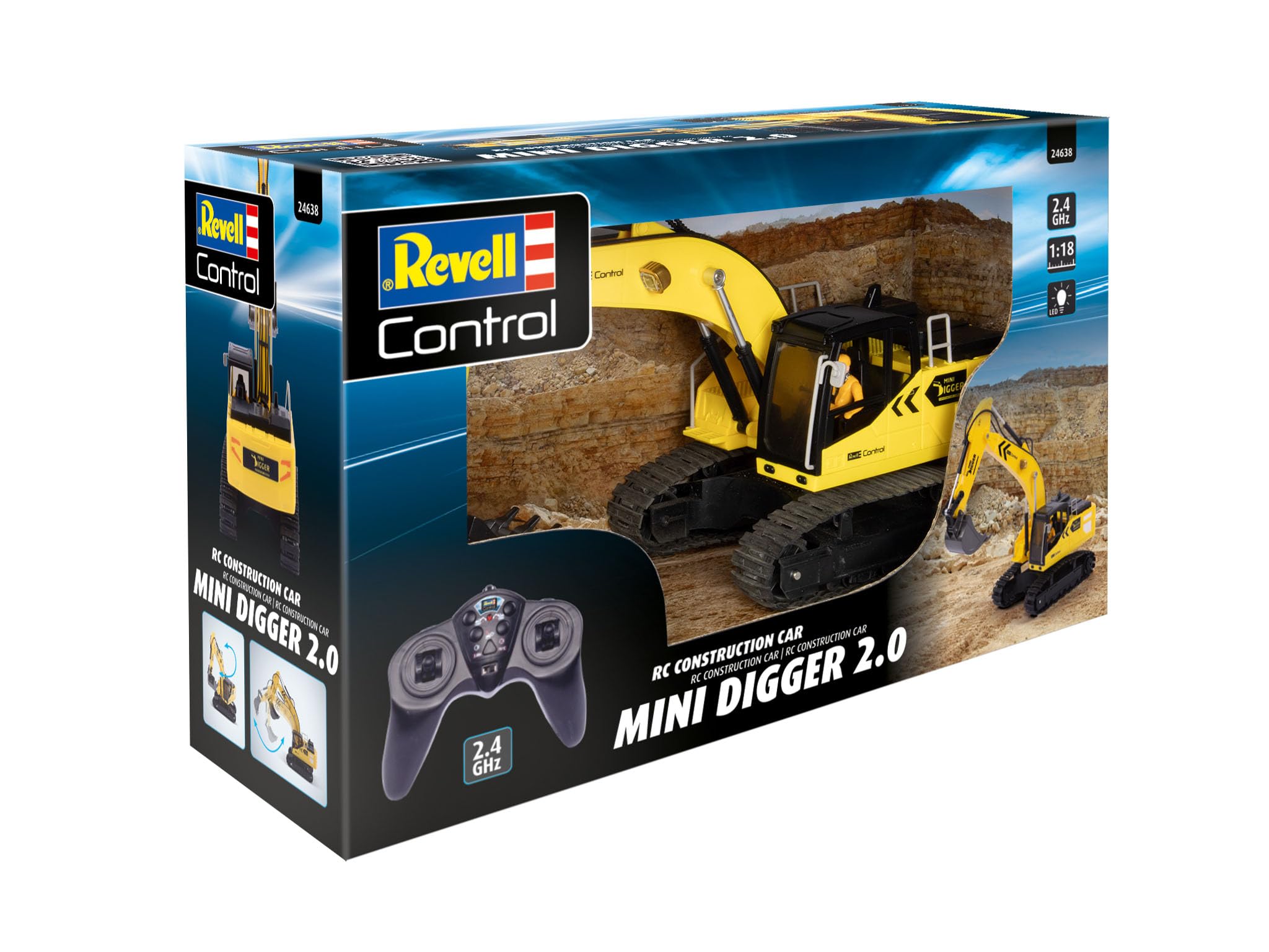 Revell Control 24638 - RC Mini Digger 1:18