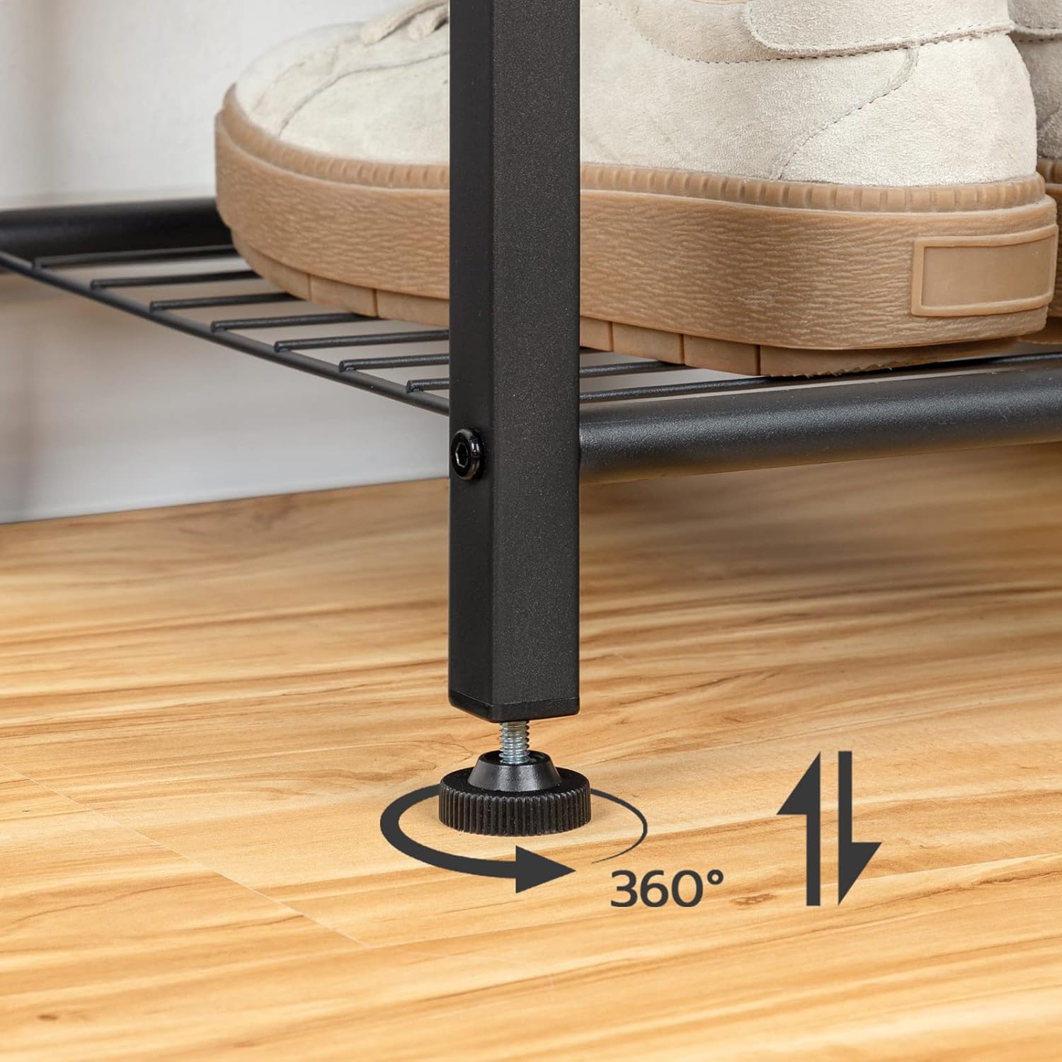 Hoobro Stand Appendiabiti con Scarpiera 5 Livelli - immagine 7