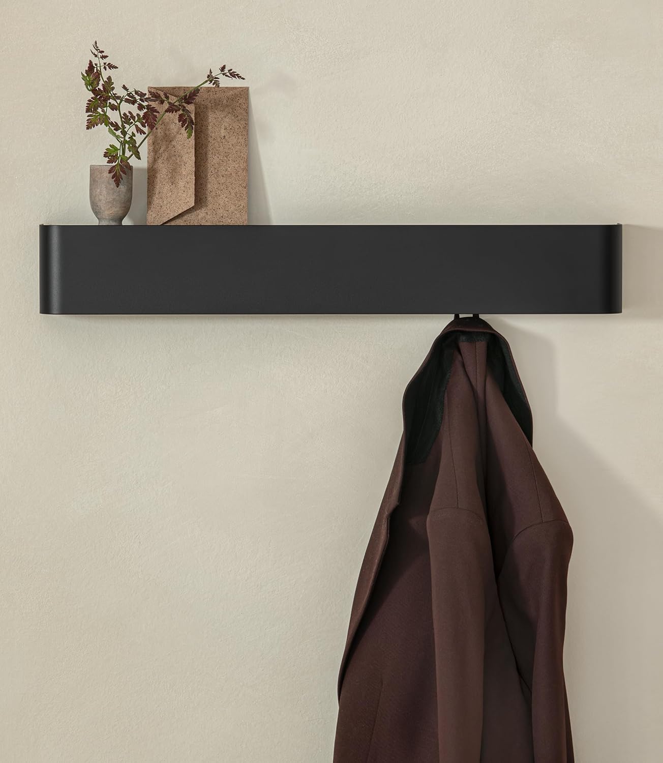 Kazai.® Appendiabiti da Parete Design 'Tone' Nero - immagine 1