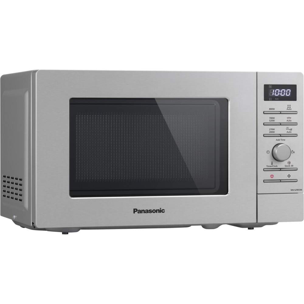 Panasonic NN-S29KSMEPG Solo - Microonde 800 Watt, 20 litri, in acciaio inox