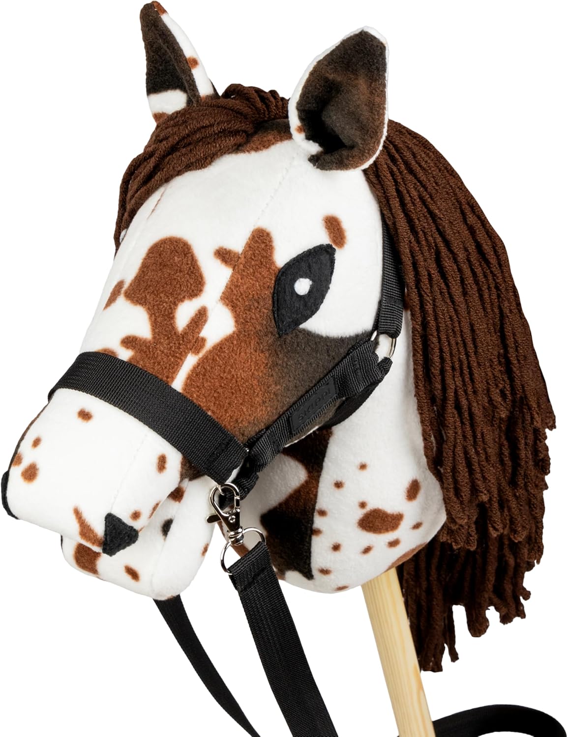 SKIPPI Hobby Horse Pezzato Sauro con Cavezza e Redini - immagine 1