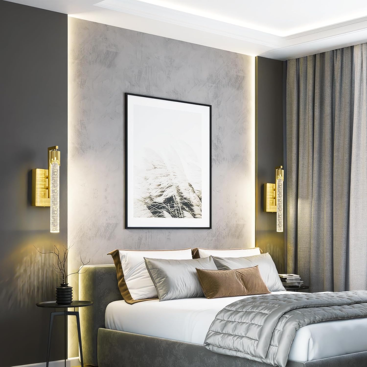 Lampade Murali Moderne LED Bubble Crystal (Set di 2) - immagine 8