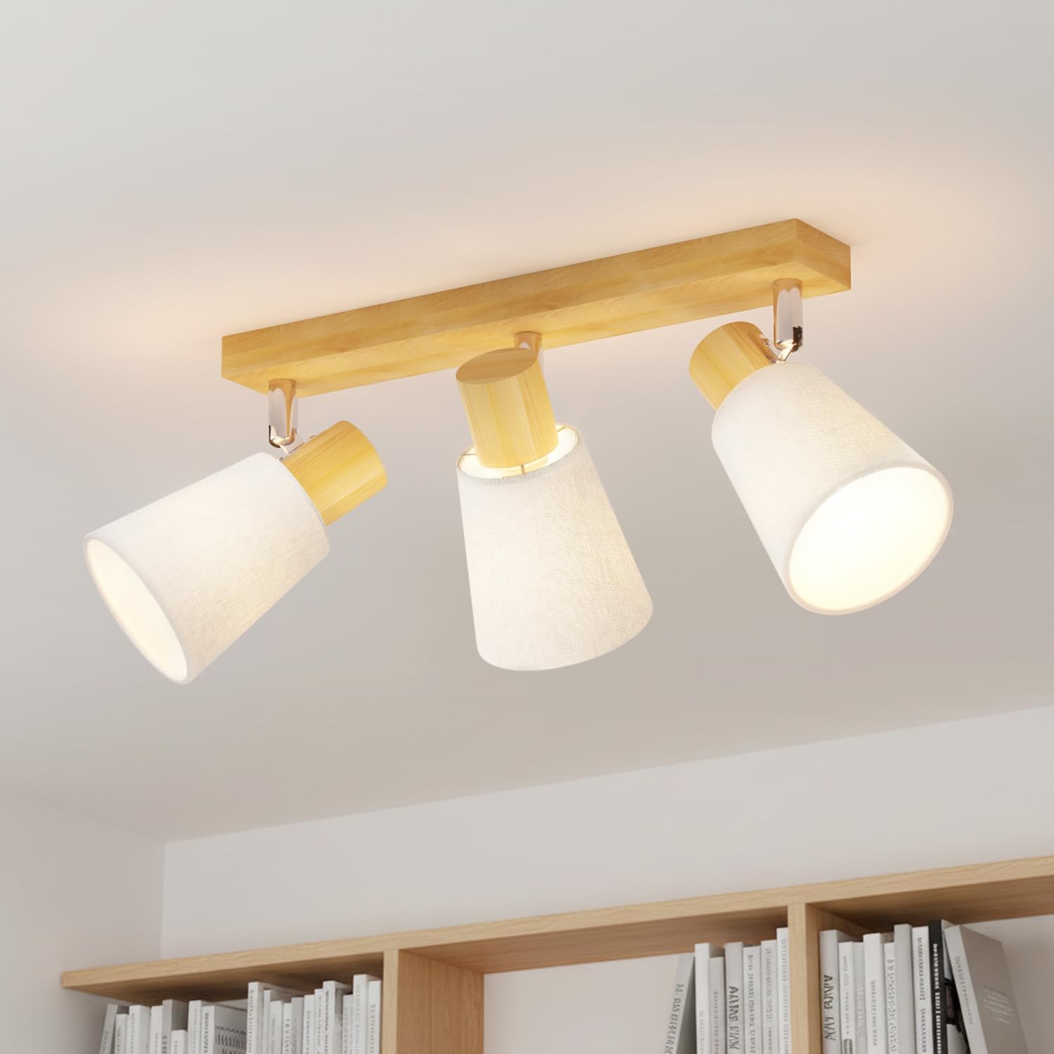 Lvwit Faretti LED Soffitto Orientabili con 3 Faretto E14