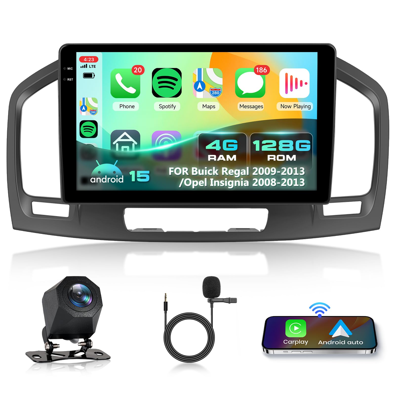 Autoradio Android 15 per Buick Regal/Opel Insignia