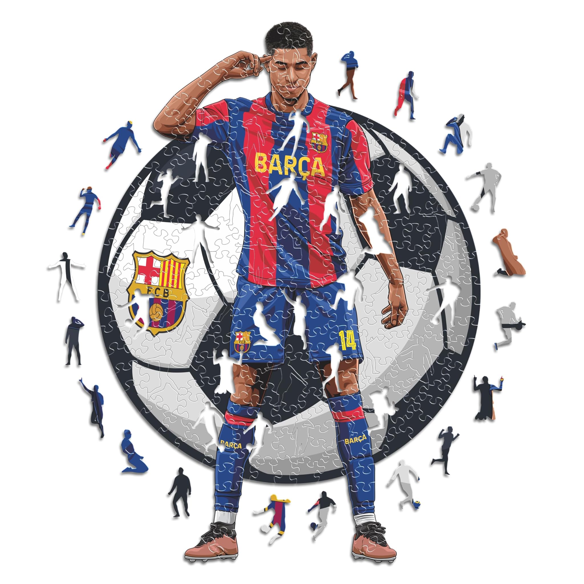 Iconic Puzzles - Barcellona Puzzle in Legno 500 Pcs