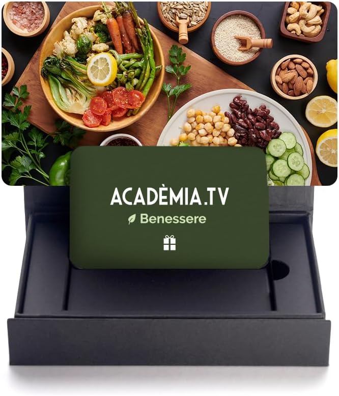 Acadèmia.tv Cofanetto Corsi di Benessere, Nutrizione e Alimentazione - 1 Anno Senza Limiti - immagine 1