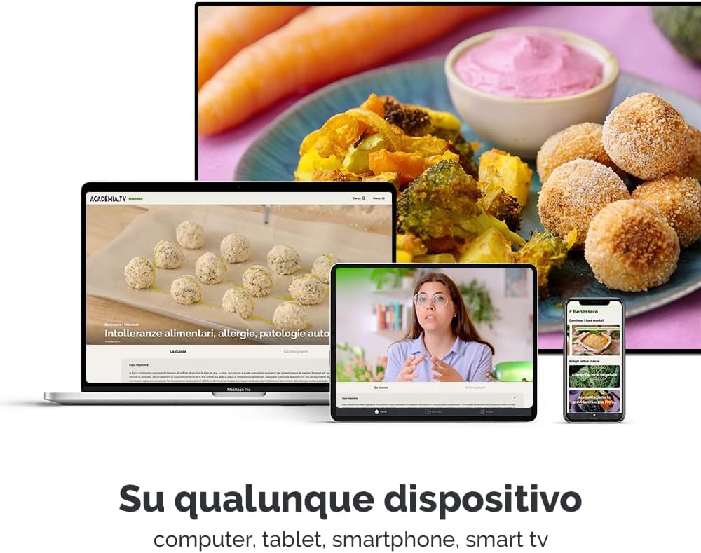 Acadèmia.tv Cofanetto Corsi di Benessere, Nutrizione e Alimentazione - 1 Anno Senza Limiti - immagine 3