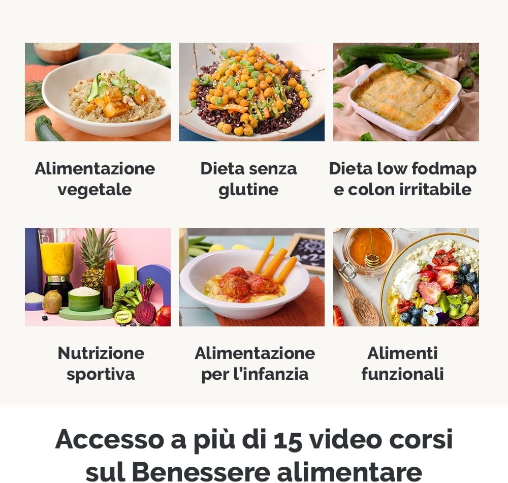 Acadèmia.tv Cofanetto Corsi di Benessere, Nutrizione e Alimentazione - 1 Anno Senza Limiti - immagine 5