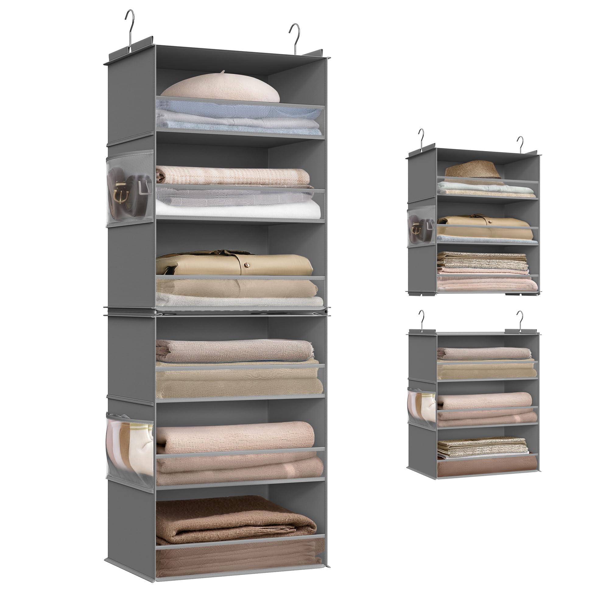 Songmics Portaoggetti da Appendere - Organizer Armadio