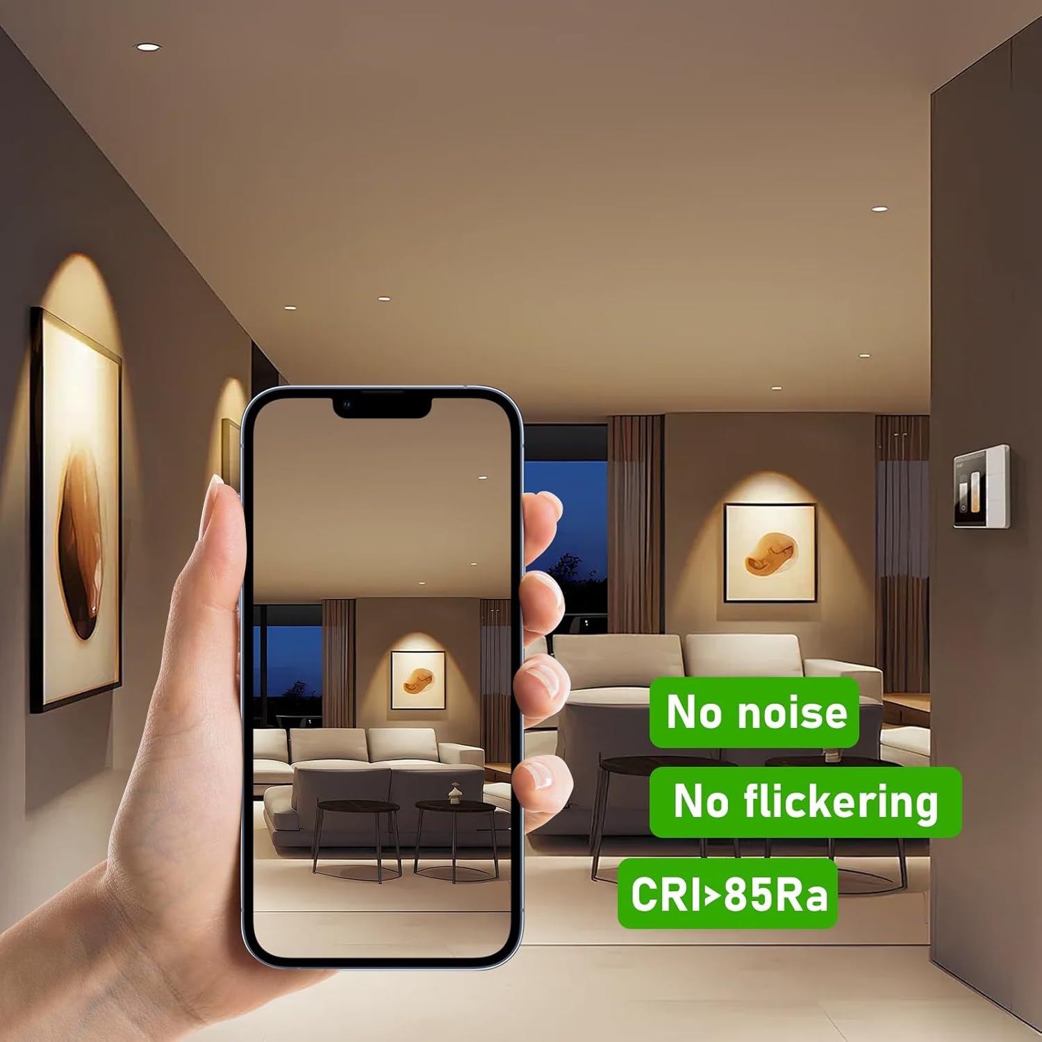 Faretti LED da Incasso per Cartongesso 4W Dimmerabili, 24 Pezzi - immagine 7