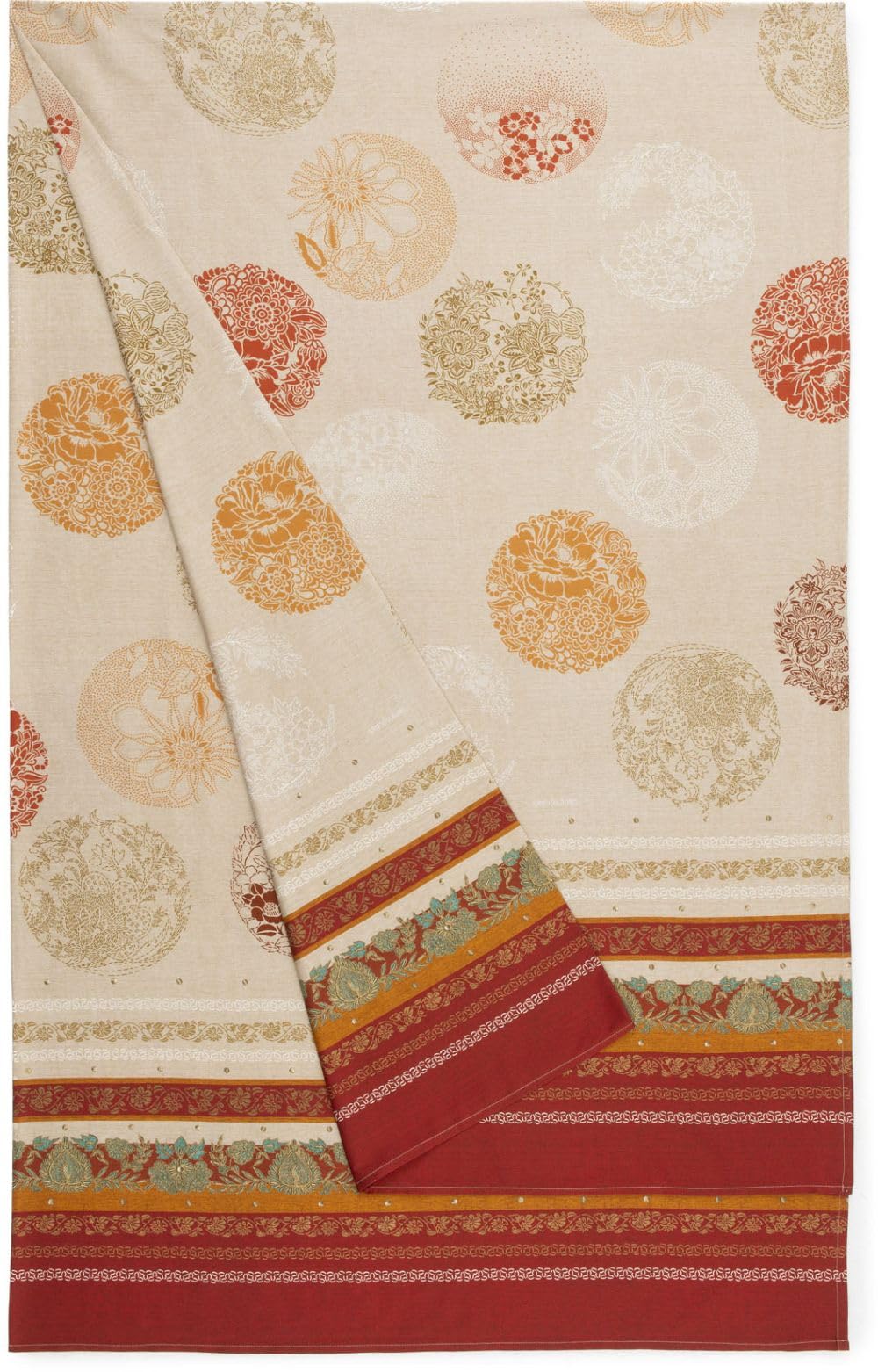 Bassetti Florence Foulard 100% Cotone 270x270 cm, Rosso