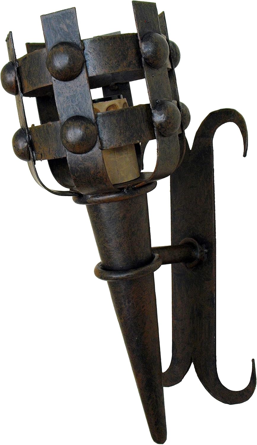 Applicare piccola torcia di forgiatura medievale. - immagine 1