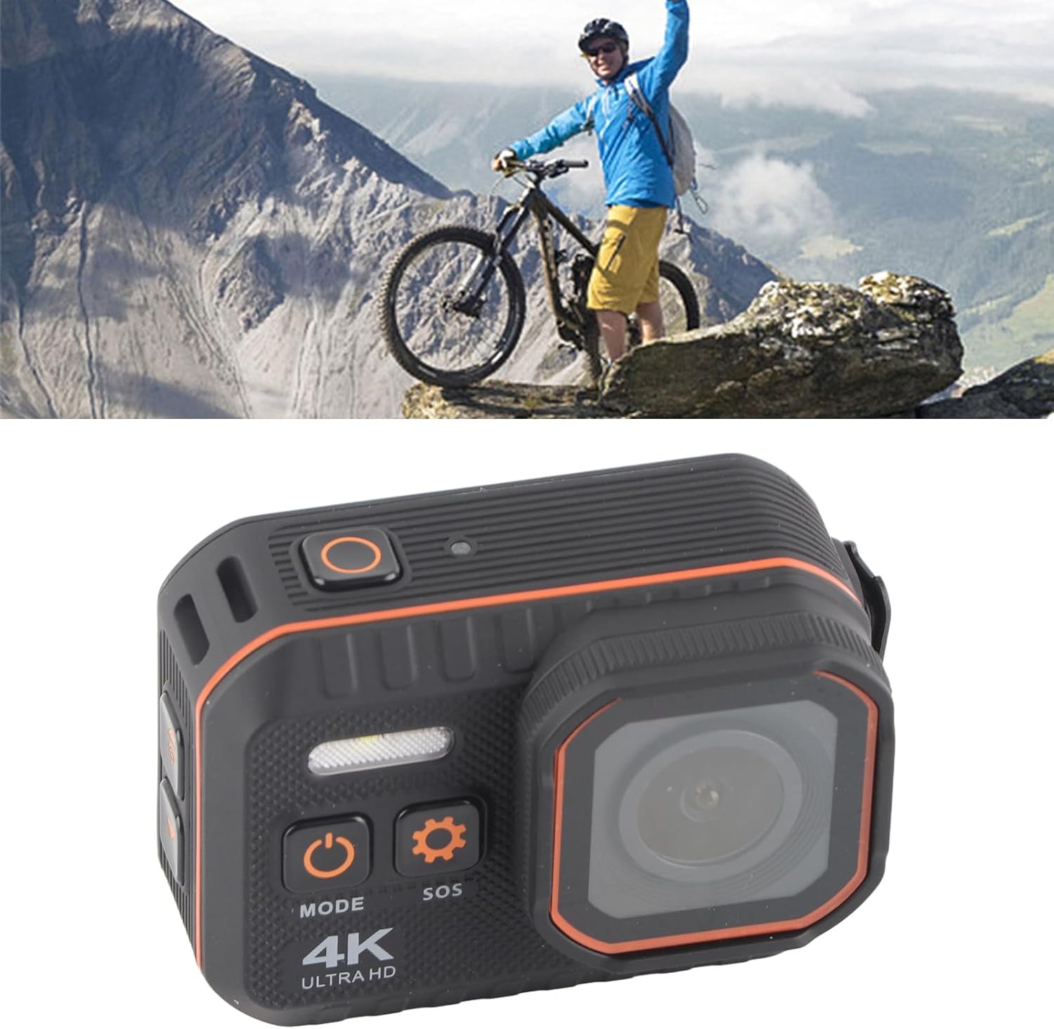KIMISS Action Camera Subacquea 4K IPS 2 Pollici - immagine 6