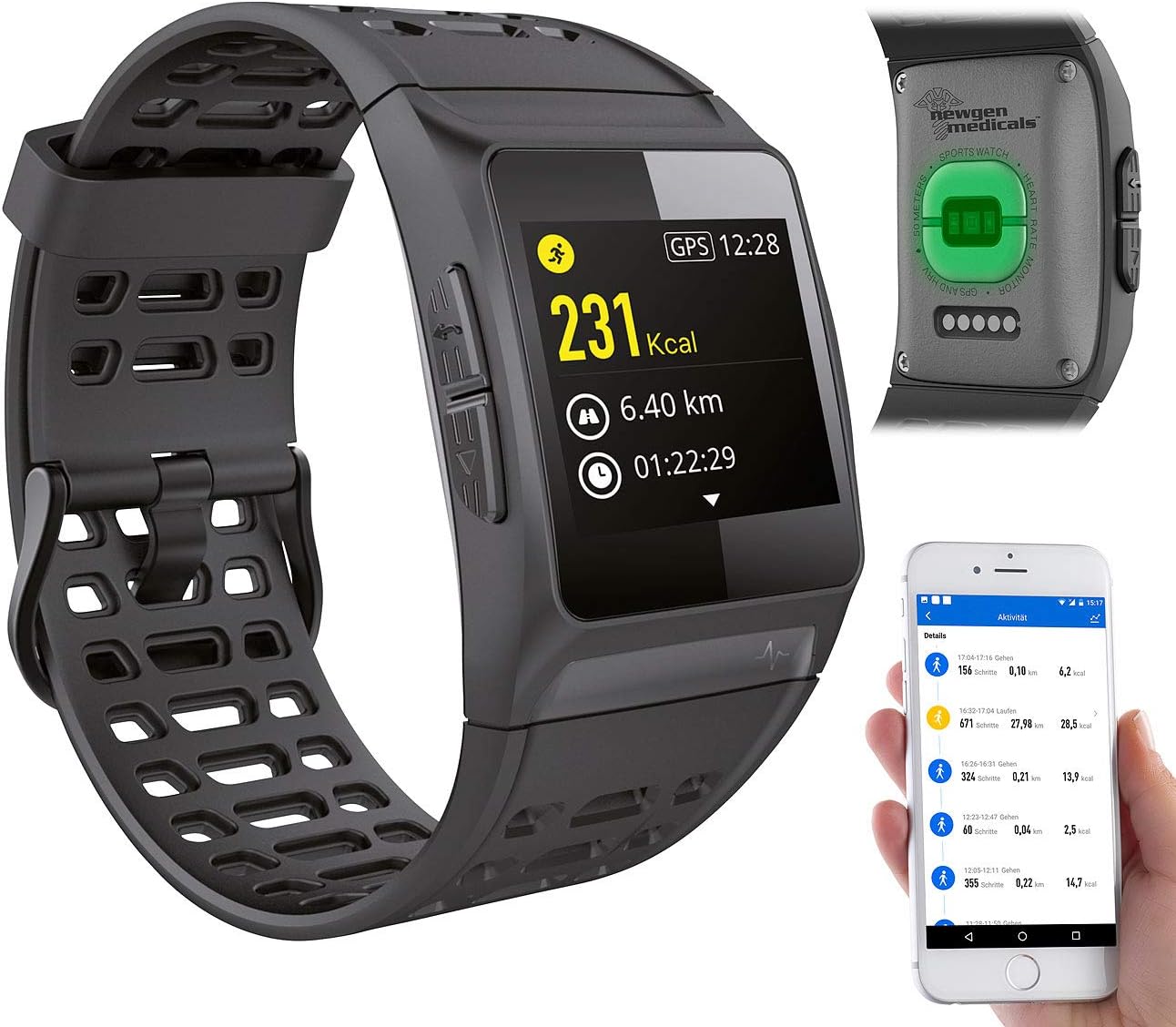Newgen Medicals Orologio Intelligente GPS Pulse - immagine 2