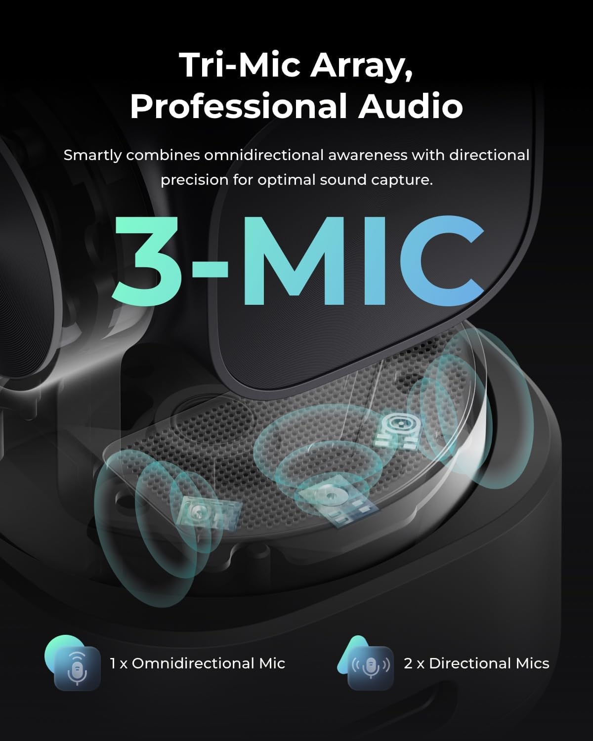 Obsbot Tiny 3 - Webcam 4K PTZ con Tracciamento AI - immagine 2