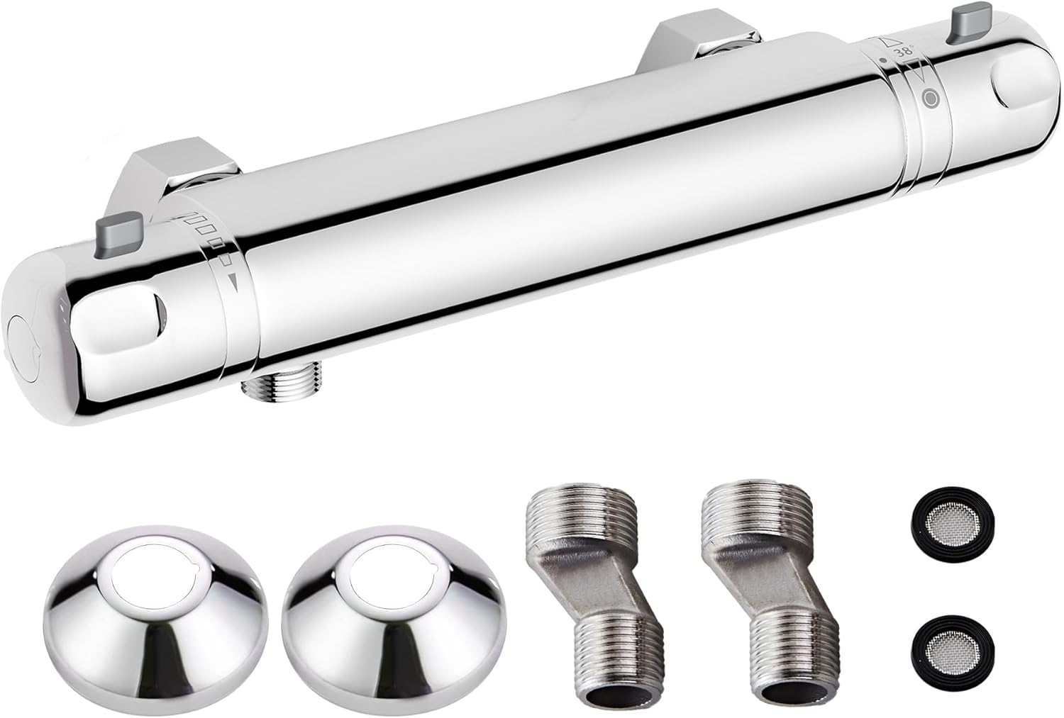 Morado Miscelatore Doccia Termostatico, Cromo - immagine 5