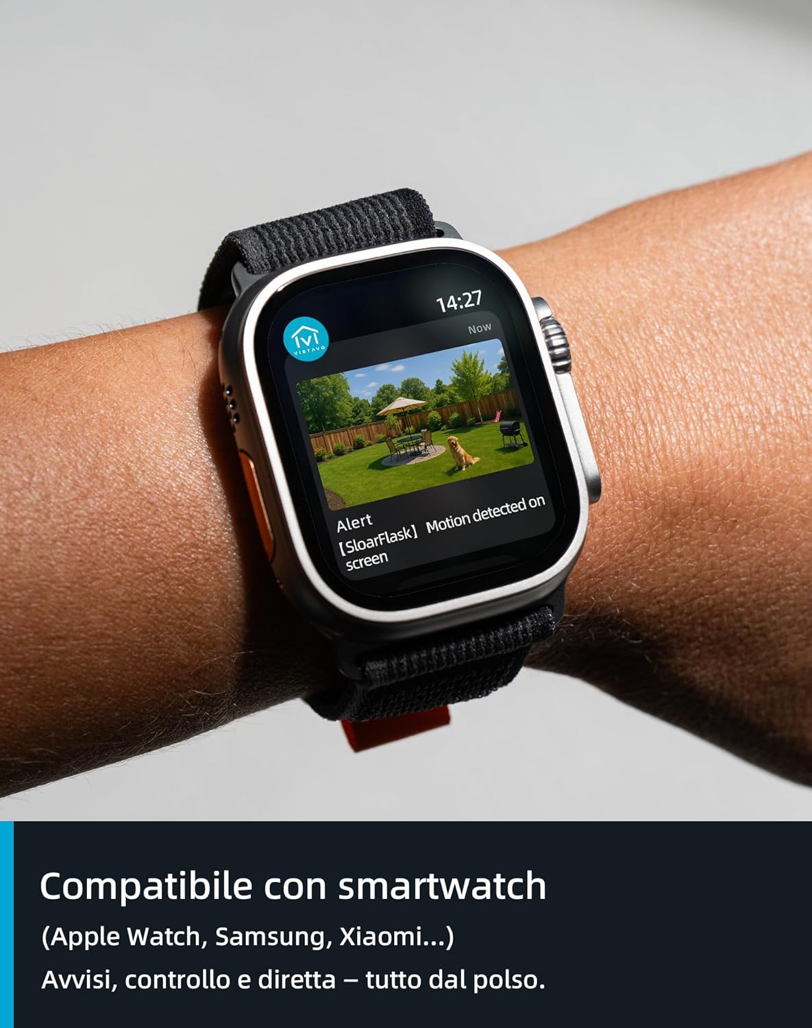 Virtavo 2K Telecamera WiFi Esterno/Interno a Batteria, 2Pz - immagine 4