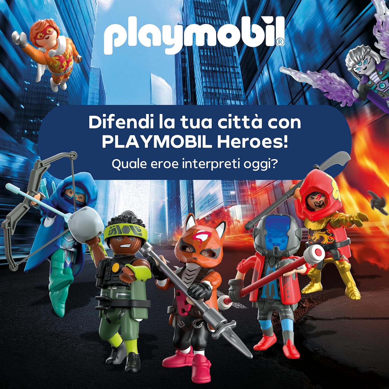 PLAYMOBIL Hero Showdown with Giant Lizard Set da Gioco - immagine 6