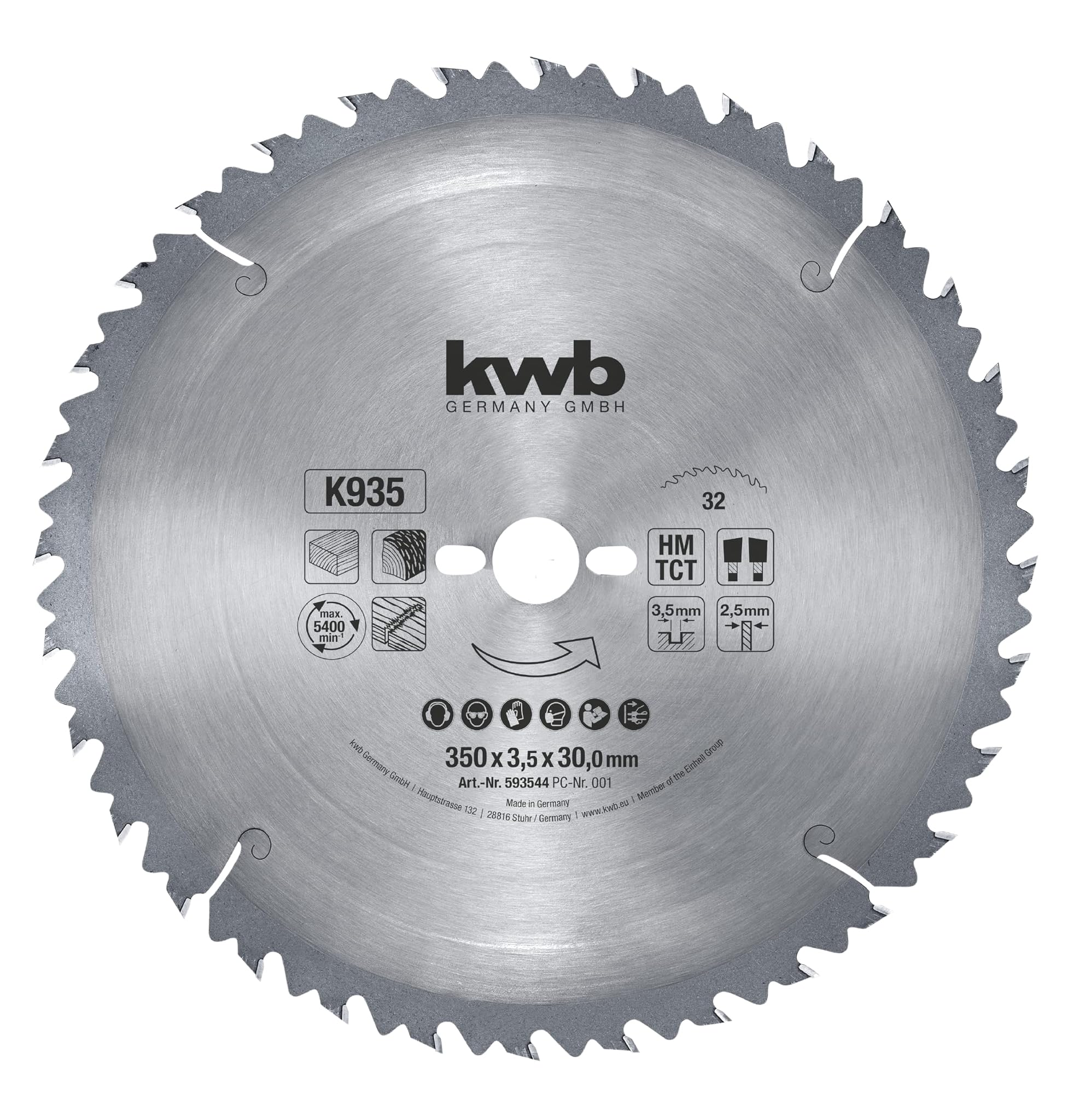 Kwb Blade per Legno Seghe da Costruzione e da Tavolo